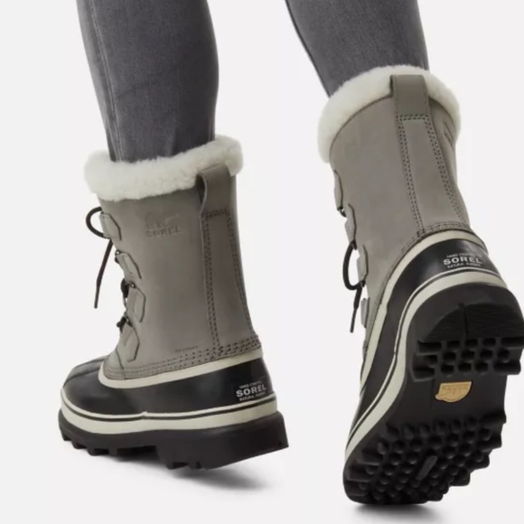 Sorel Caribou Boot Gray Womens 6.5 - Picture 15 of 15